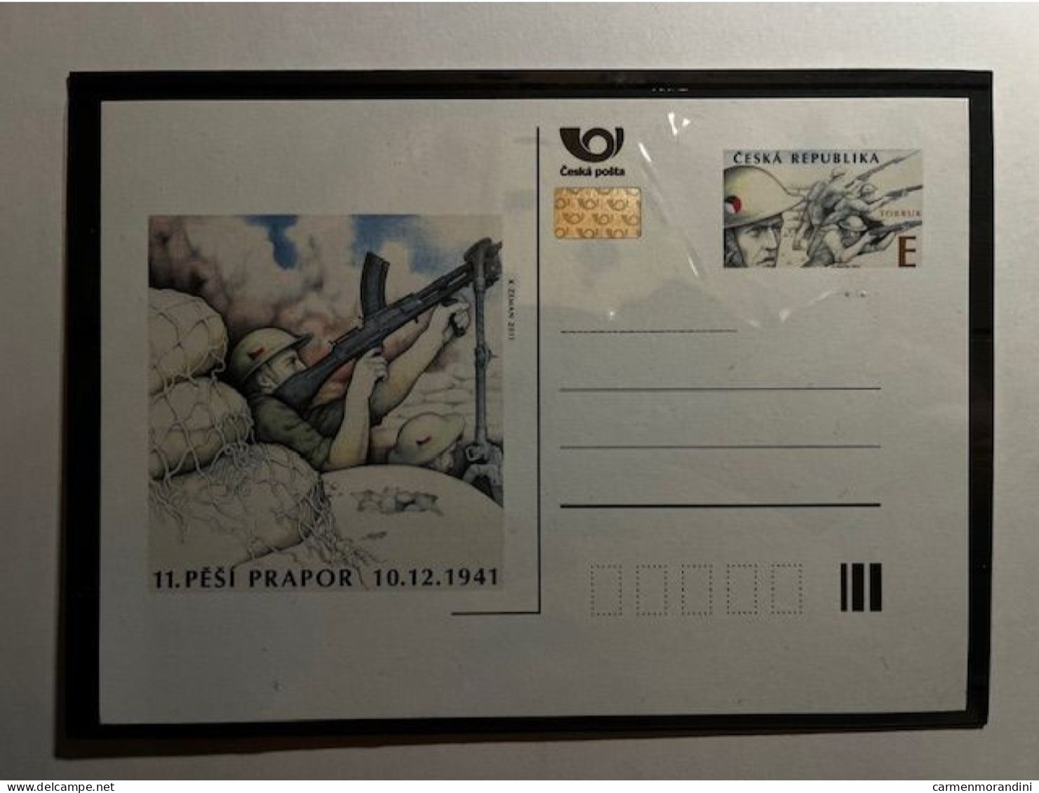2011 Cdv143 CESCA REPUBBLOICA TOBRUK DEFENCE HERALDIC LION - Postkaarten