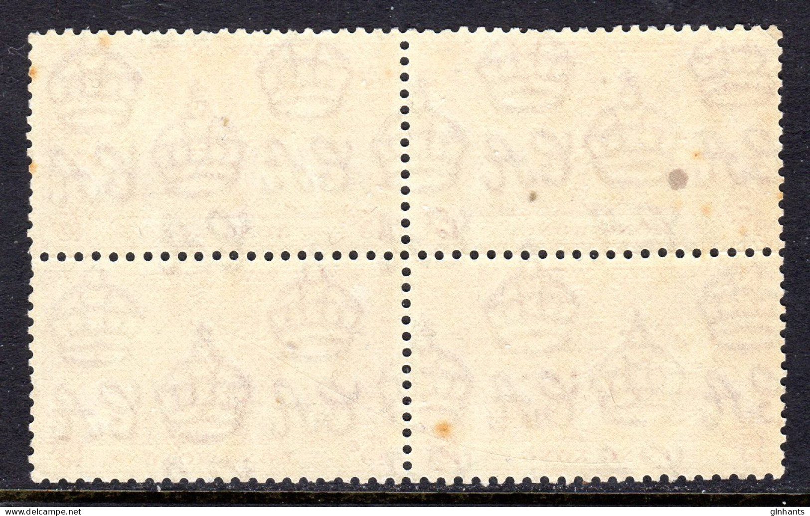 HONG KONG - 1937 CORONATION 15c STAMP IN BLOCK OF 4 MOUNTED/UNMOUNTED  MINT MM.MNH */** SG 138 X 4 (2 SCANS) - Neufs