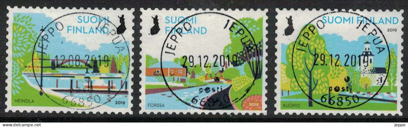 2019 Finland, Rural Parks, Complete Fine Used Set. - Used Stamps