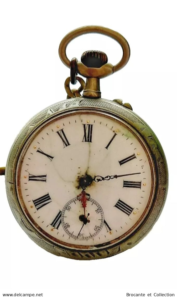 Montre à gousset et sa chaîne - Vintage