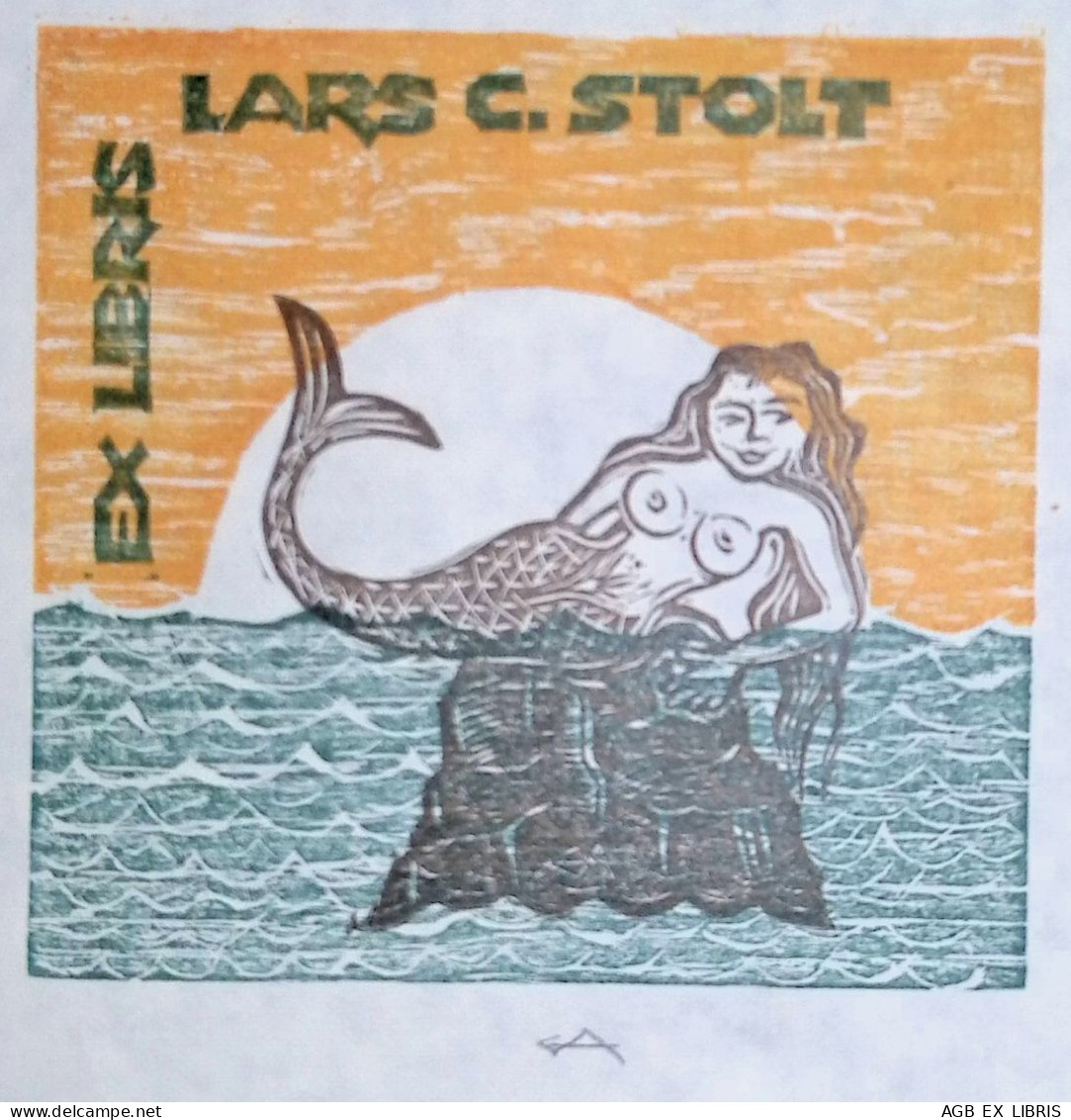 EX LIBRIS ERICH AULITZKY Per LARS C. STOLT L27bis-F02 EXLIBRIS Opus 138 EROTICO - Ex-Libris