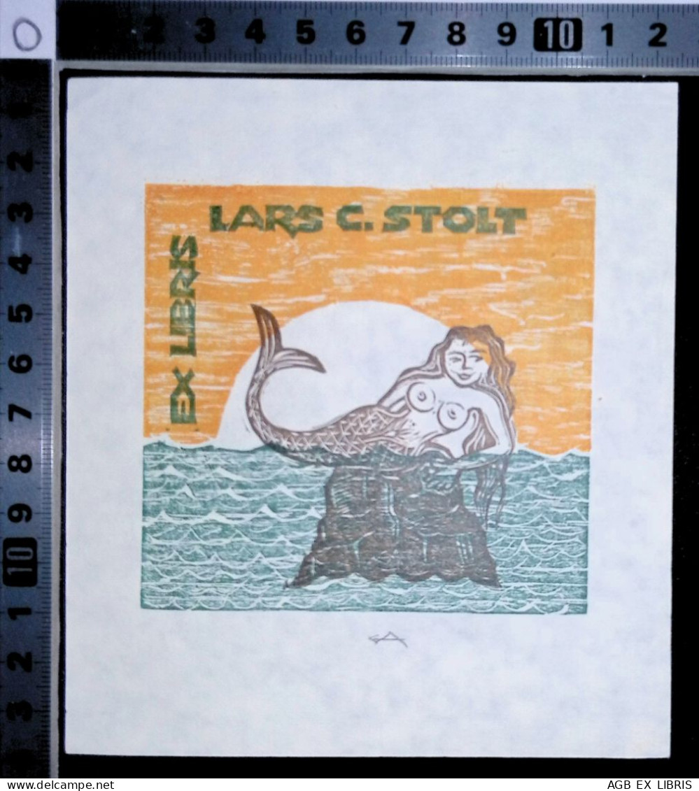 EX LIBRIS ERICH AULITZKY Per LARS C. STOLT L27bis-F02 EXLIBRIS Opus 138 EROTICO - Ex Libris