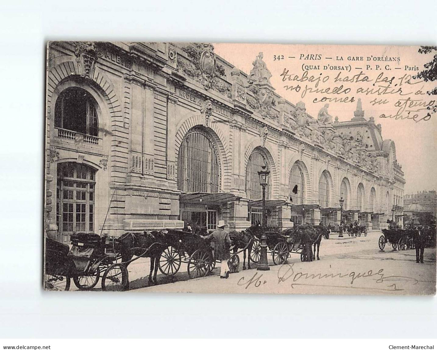 PARIS : La Gare D'Orléans - état - Pariser Métro, Bahnhöfe