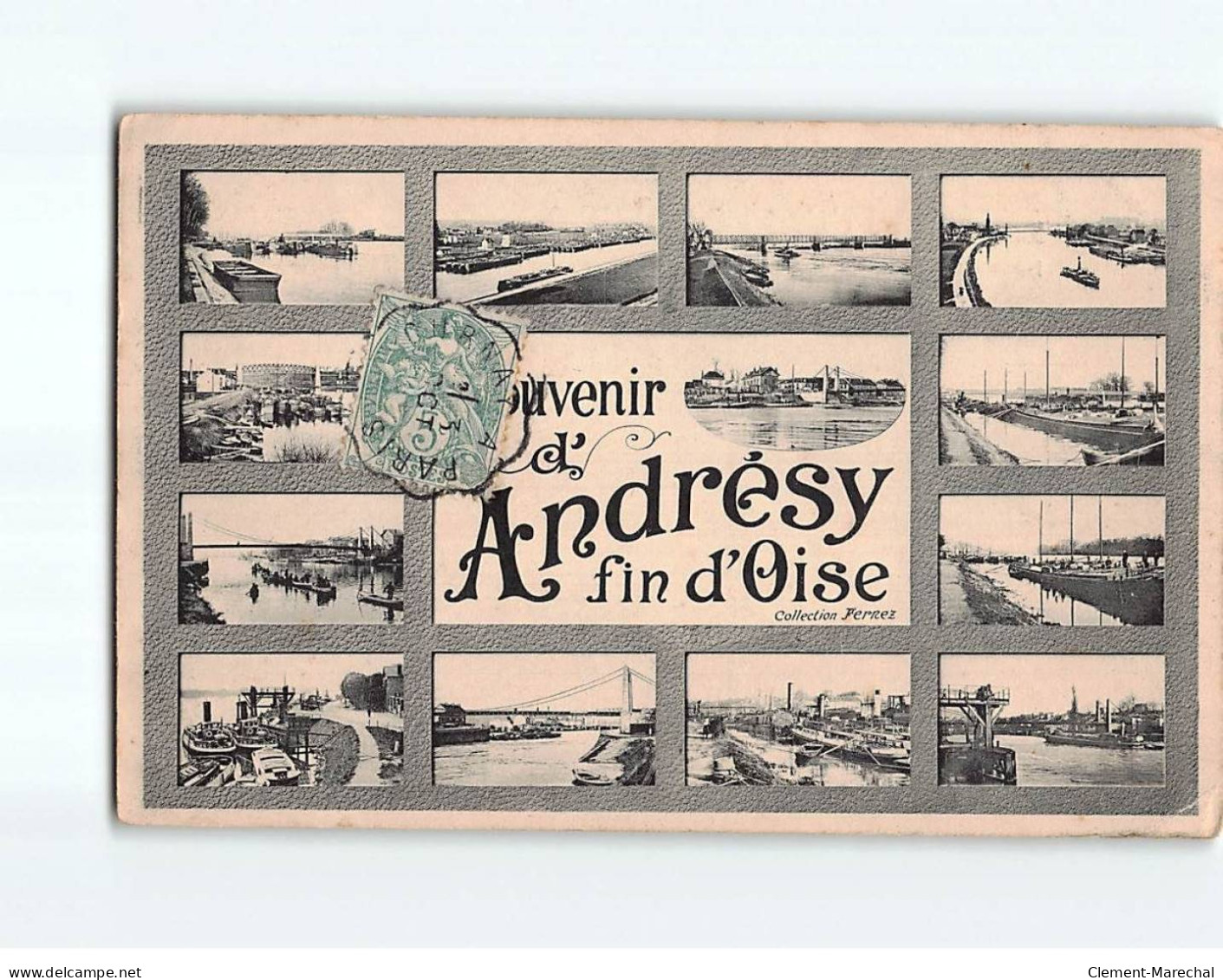 ANDRESY : Carte Souvenir - état - Andresy