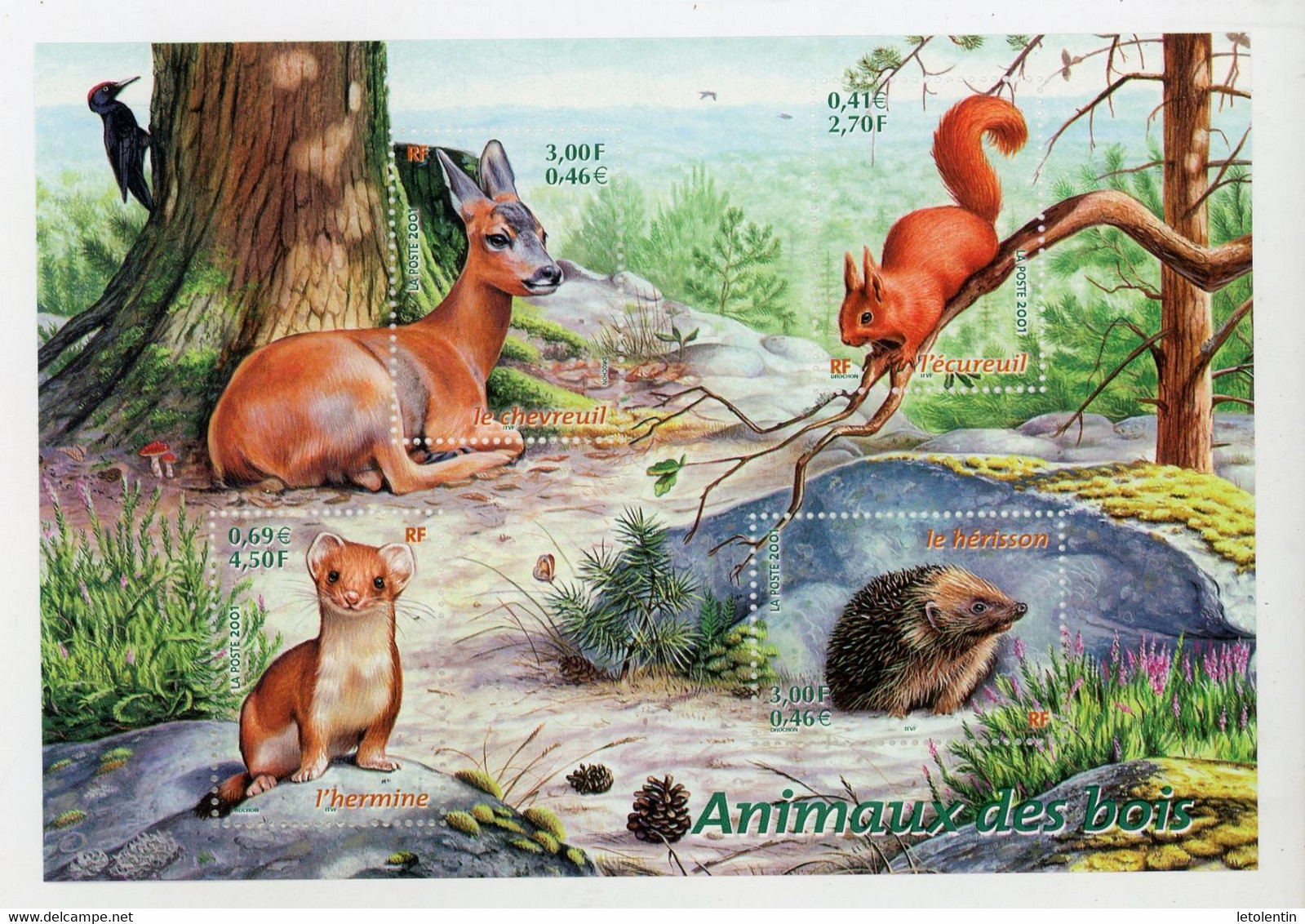 FRANCE - ANIMAUX -  BF N° Yvert 36 ** - Mint/Hinged