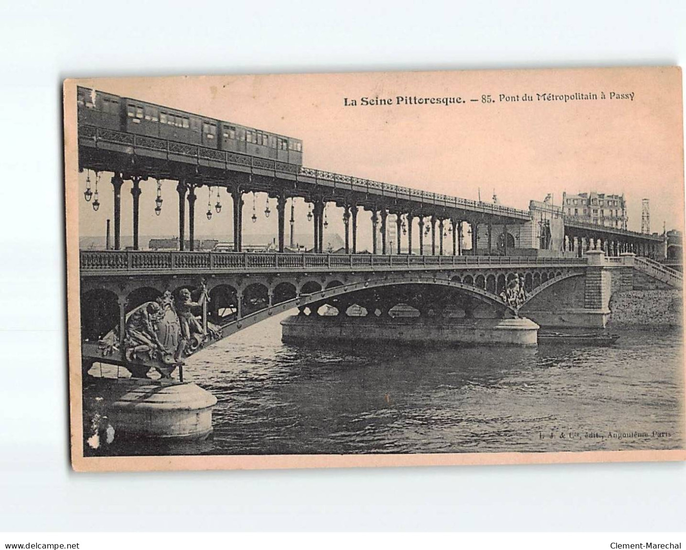 Pont Du Métropolitain à Passy - Très Bon état - Pariser Métro, Bahnhöfe