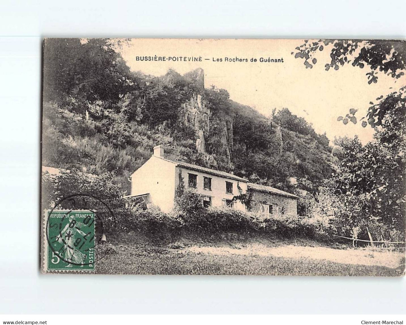 BUSSIERES POITEVINE : Les Rochers De Guénant - état - Bussiere Poitevine