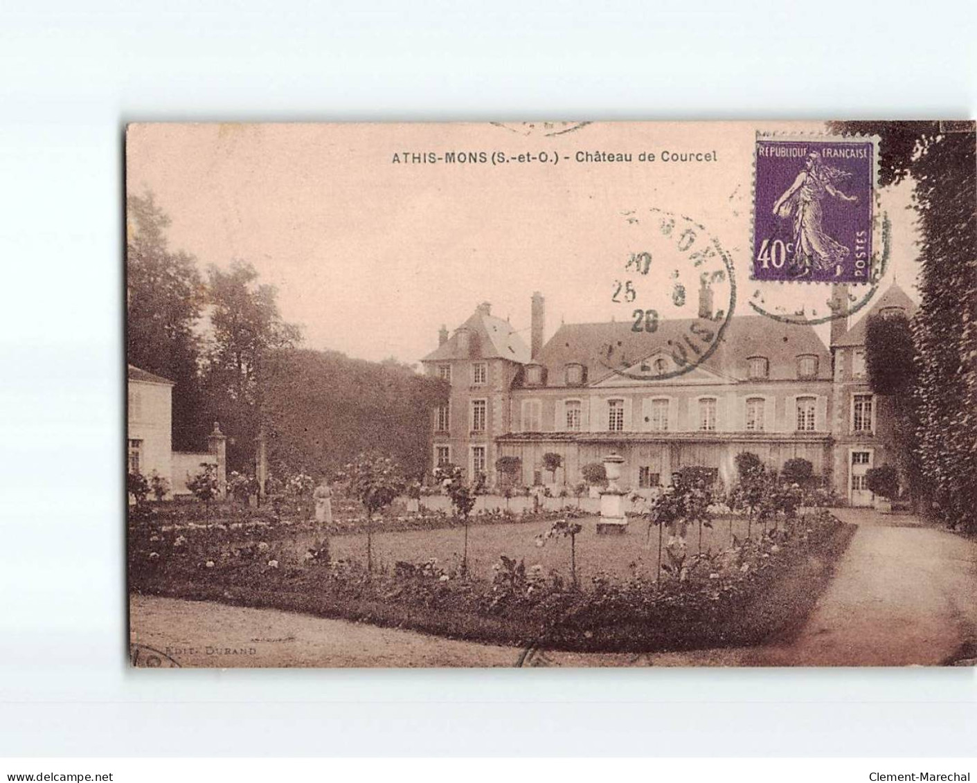 ATHIS MONS : Château De Courcel - état - Athis Mons
