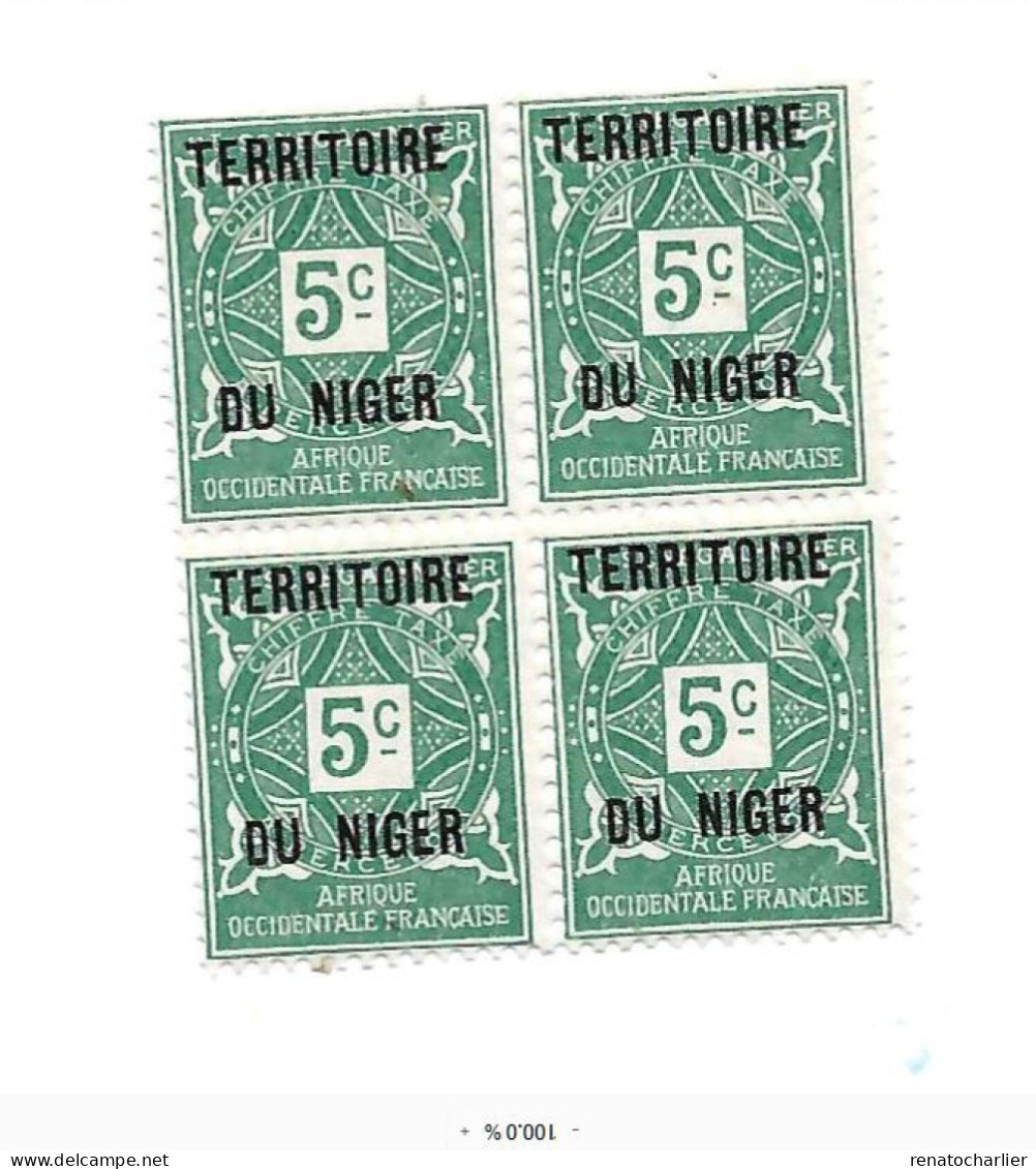 Taxe,MNH,Neuf Sans Charnière.Bloc De 4. - Unused Stamps