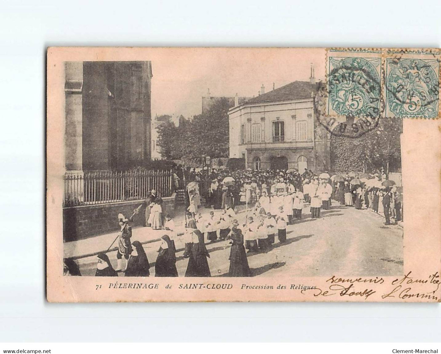 SAINT CLOUD : Pèlerinage, Procession Des Reliques - état - Saint Cloud