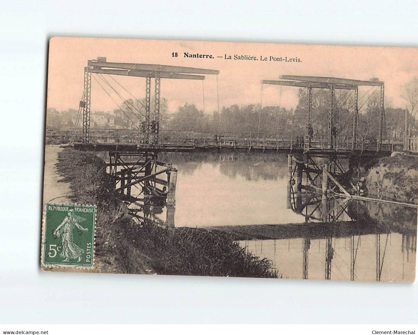 NANTERRE : La Sablière, Le Pont-Levis - état - Nanterre