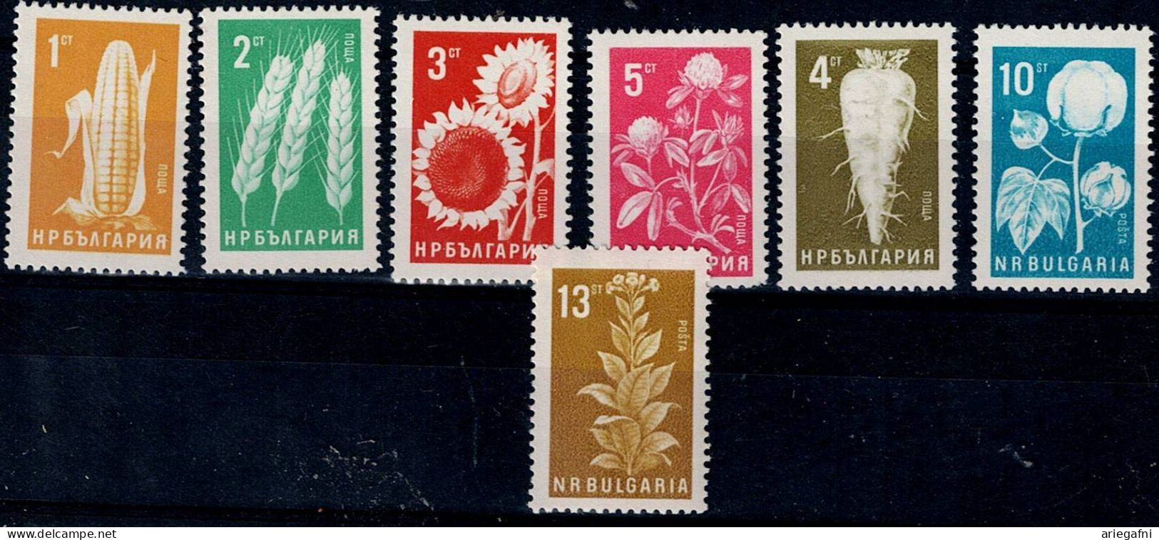 BULGARIA  1965 AGRICULTURAL PRODUCTS MI No 1522-8 MNH VF!! - Ongebruikt