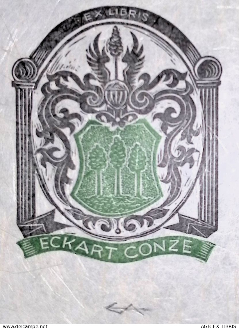 EX LIBRIS ERICH AULITZKY Per ECKART CONZE L27bis-F02 EXLIBRIS Opus - Exlibris