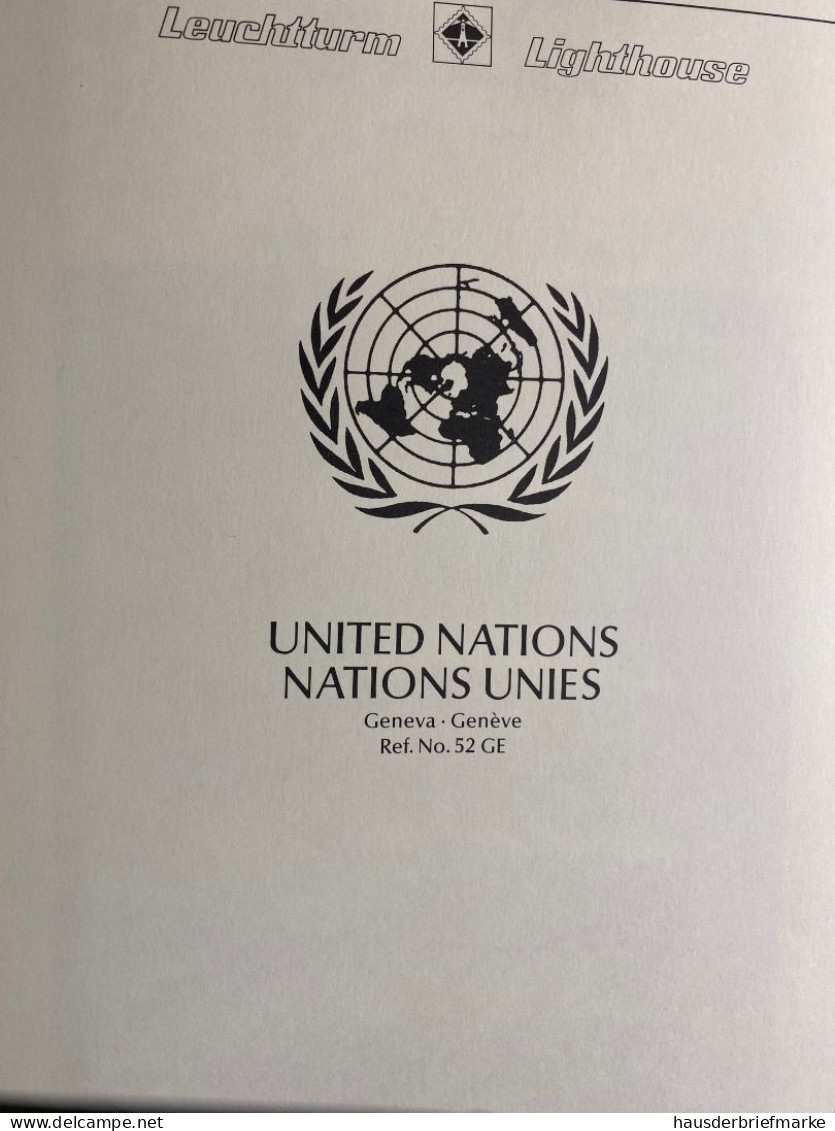UNO Genf 1989-2013 Bogen Sammlung Postfrisch In Leuchtturm Klemmbinder - VN
