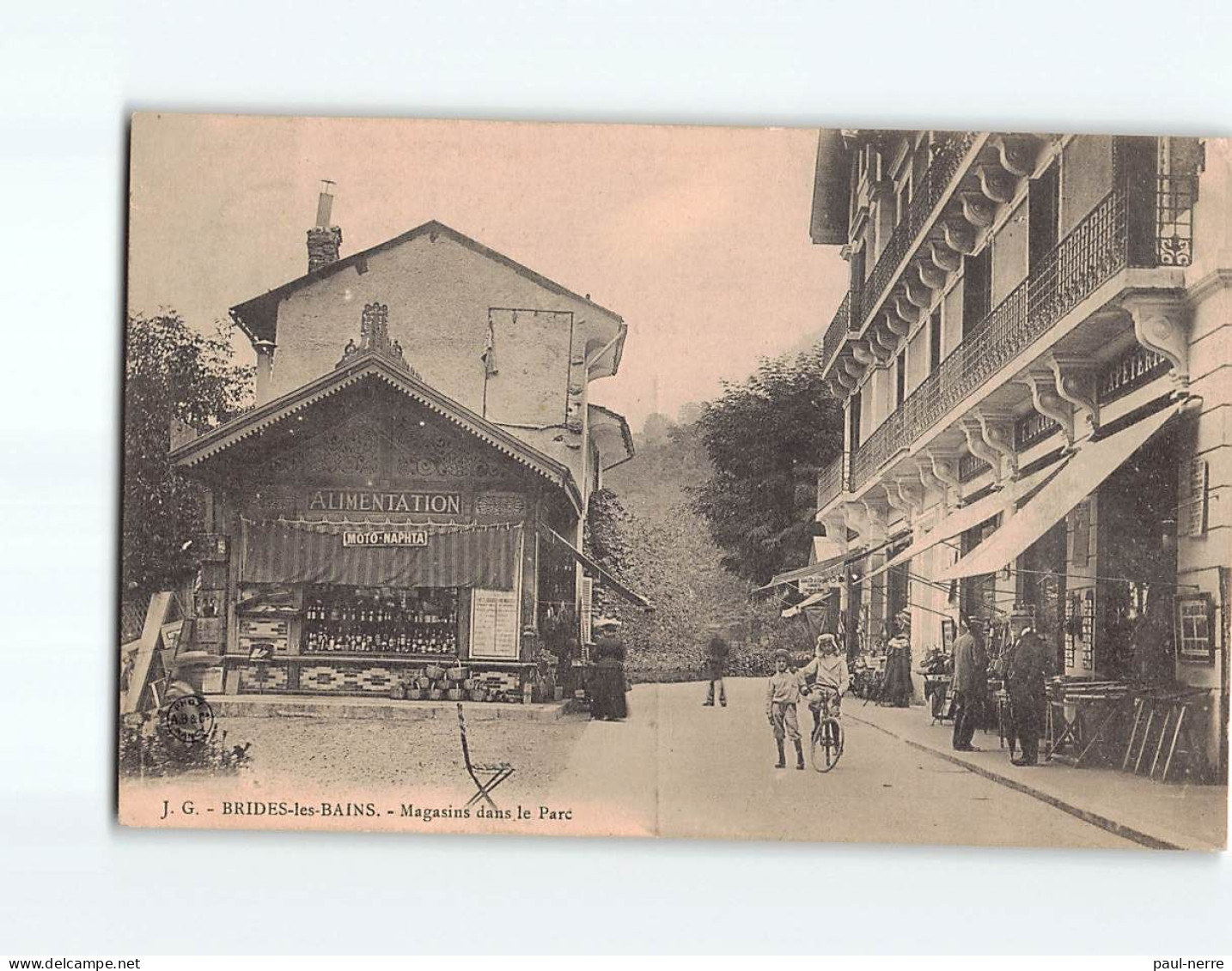 BRIDES LES BAINS : Magasins Dans Le Parc - état - Brides Les Bains