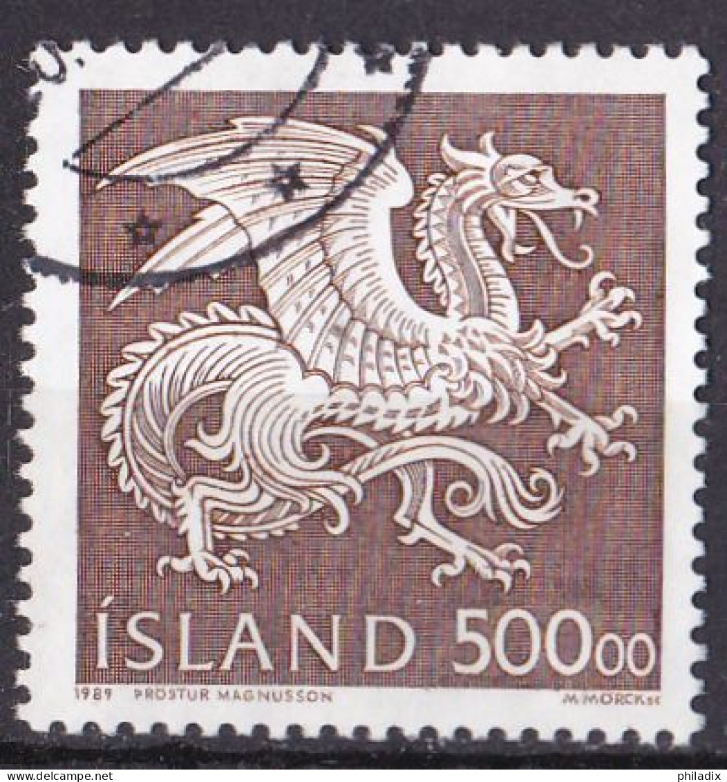 Island Marke Von 1989 O/used (A5-1) - Oblitérés