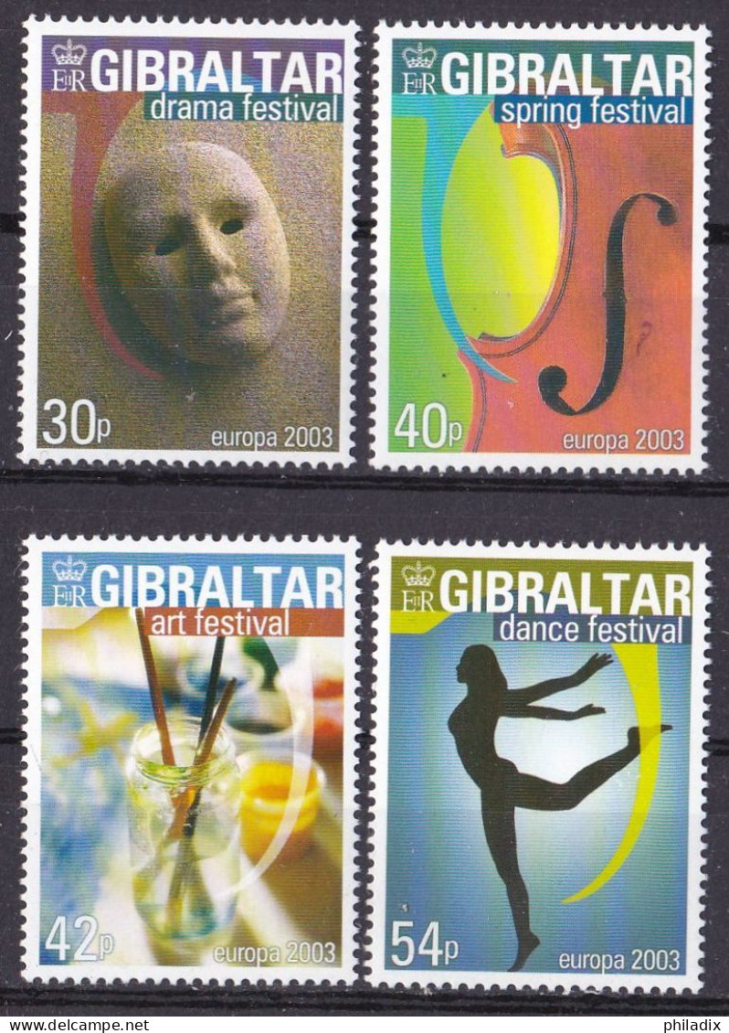 # Gibraltar Satz Von 2003 **/MNH (A5-1) - Gibraltar