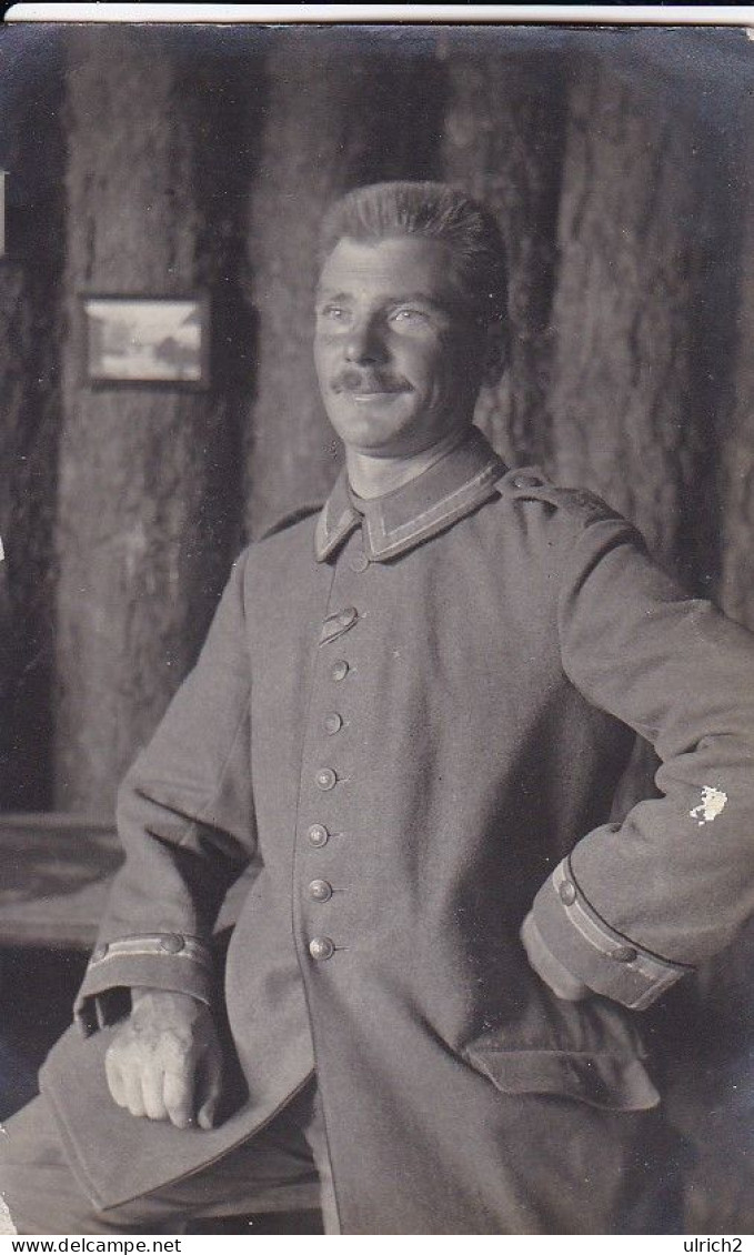 AK Foto Deutscher Soldat - Atelier Bayer & Schmölz Cöln-Nippes  - 1. WK (68373) - Oorlog 1914-18