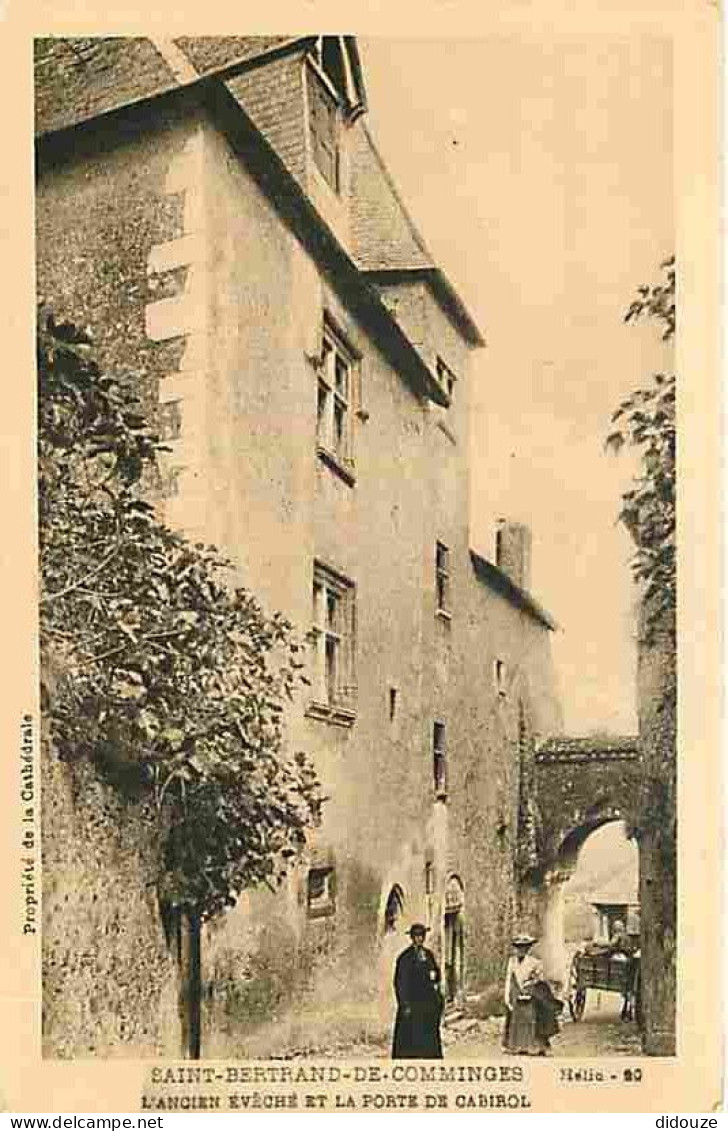 31 - Saint Bertrand De Comminges - L'ancien Eveché Et La Porte De Cabirol - Animée - Pretre - CPA - Voir Scans Recto-Ver - Saint Bertrand De Comminges