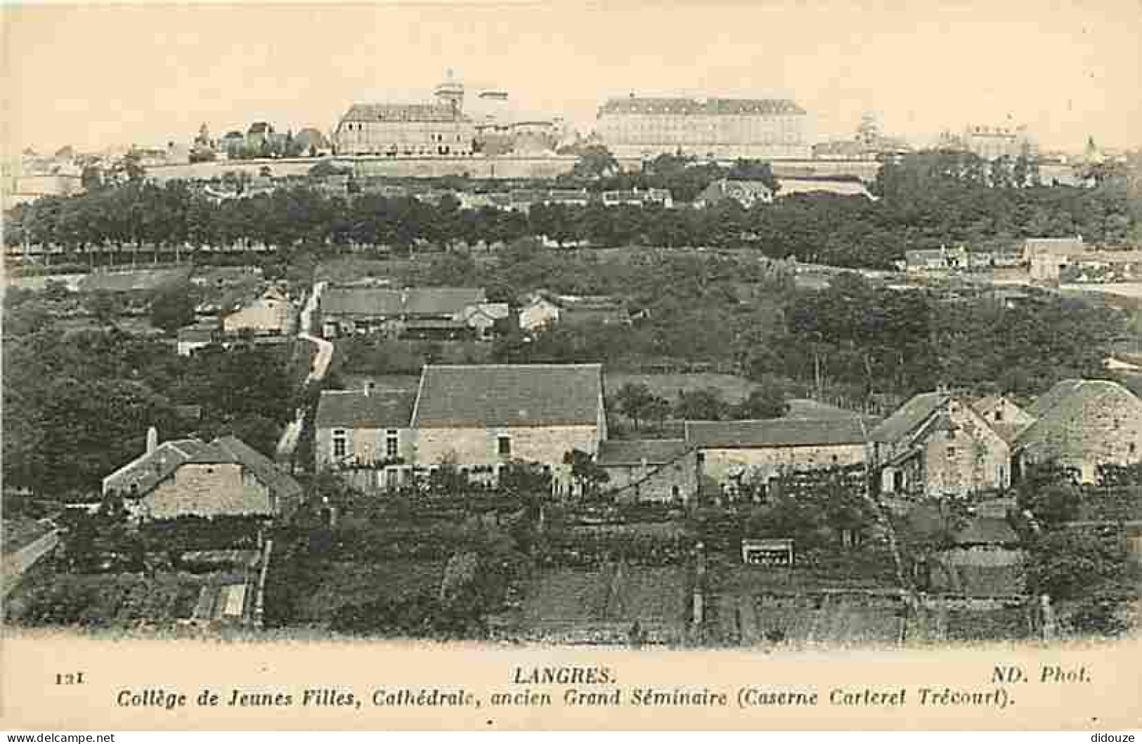 52 - Langres - Collège De Jeunes Filles - Cathédrale - Ancien Grand Séminaire - CPA - Voir Scans Recto-Verso - Langres