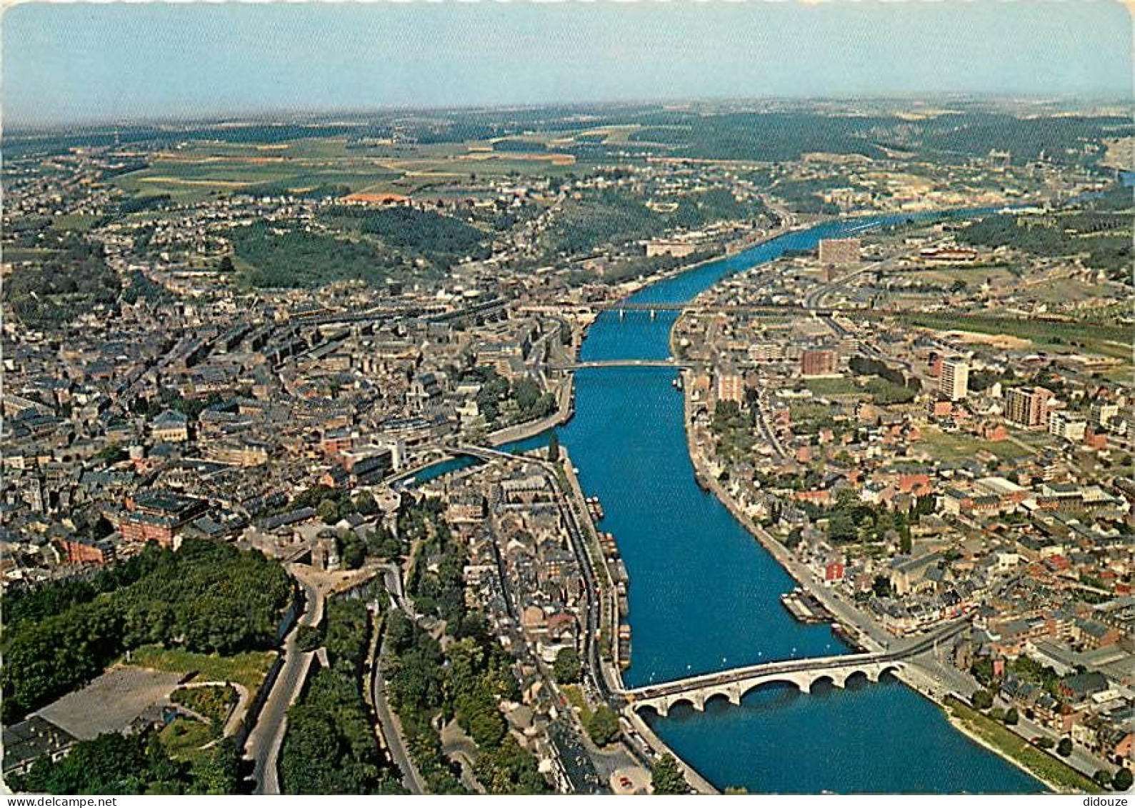 Belgique - Namur - Vue Générale Aérienne - Carte Dentelée - CPSM Grand Format - Voir Scans Recto-Verso - Namen