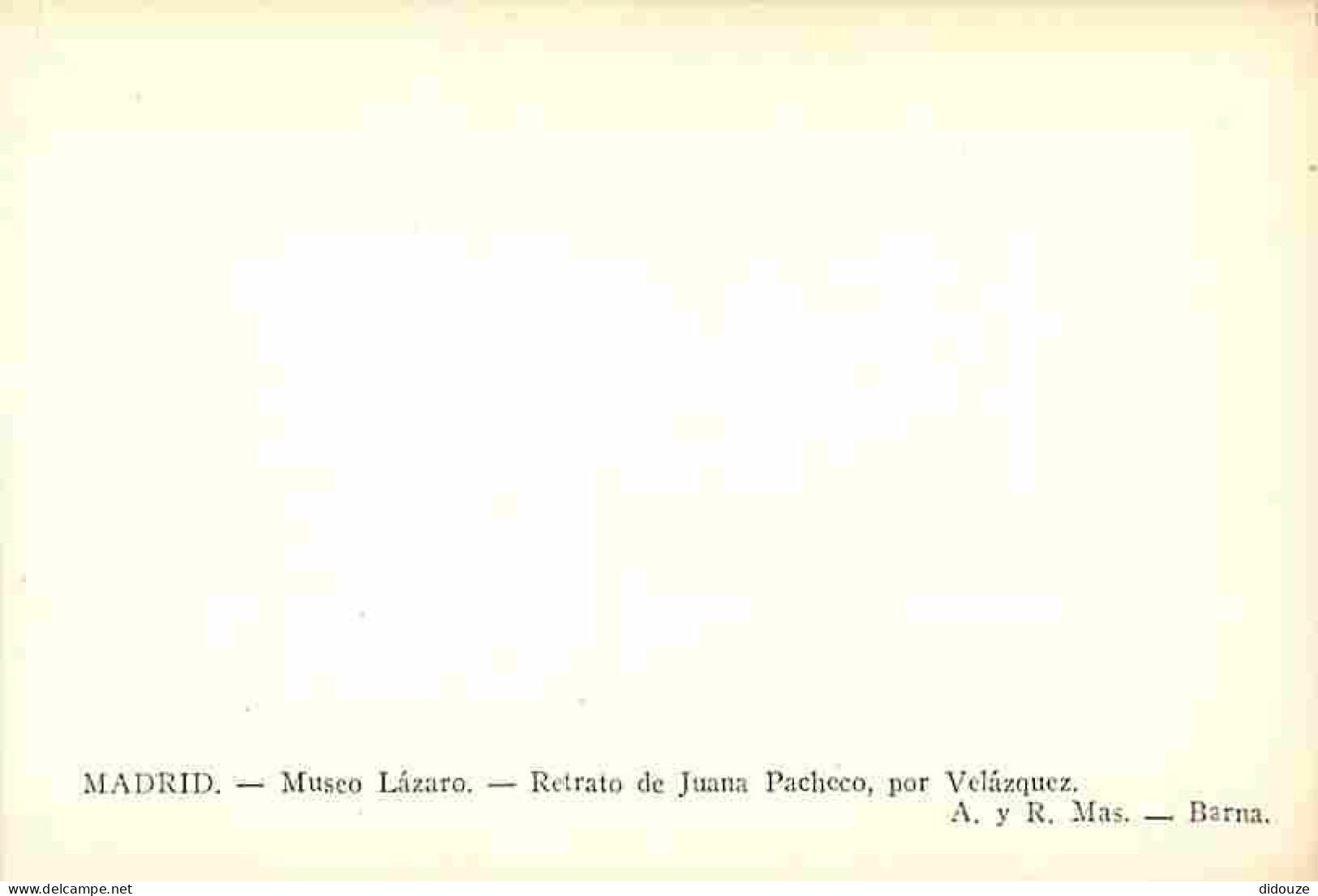 Art - Peinture - Velazquez - Retrato De Juana Pacheco - CPM - Voir Scans Recto-Verso - Pintura & Cuadros