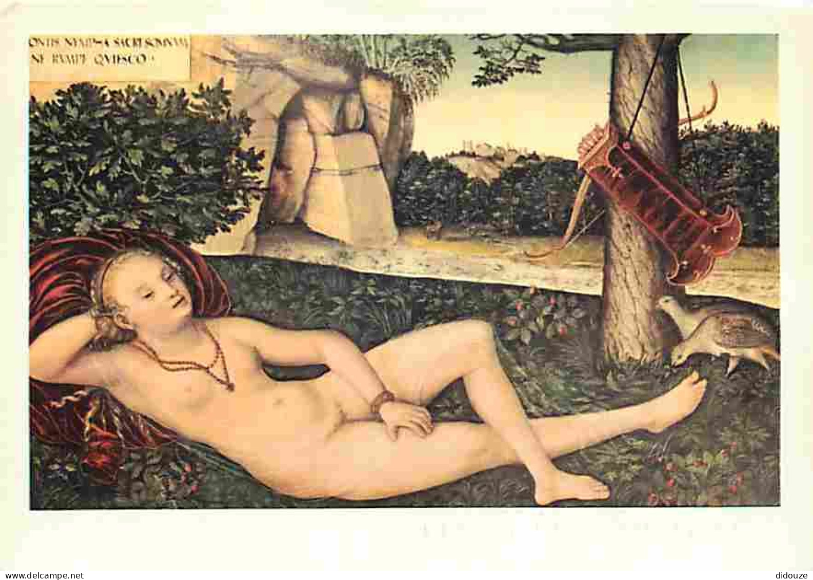 Art - Peinture - Lucas Cranach - Le Repos De Diane Dite La Nymphe à La Source - CPM - Voir Scans Recto-Verso - Pintura & Cuadros