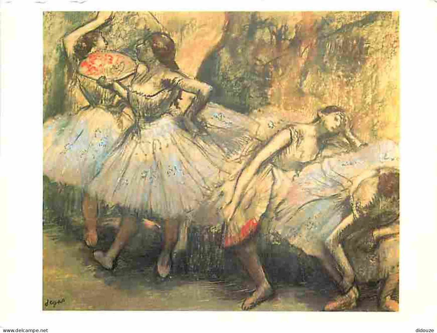 Art - Peinture - Edgar Degas - Danseuses - CPM - Voir Scans Recto-Verso - Pintura & Cuadros
