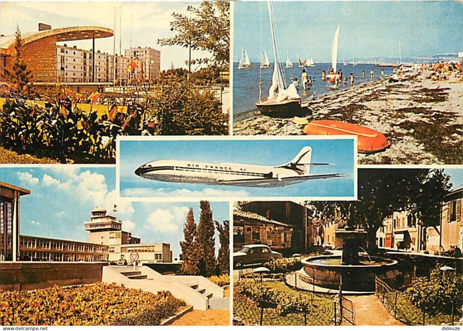 13 - Marignane - Multivues - Avions - Automobiles - Flamme Postale De Marignane - CPM - Voir Scans Recto-Verso - Marignane