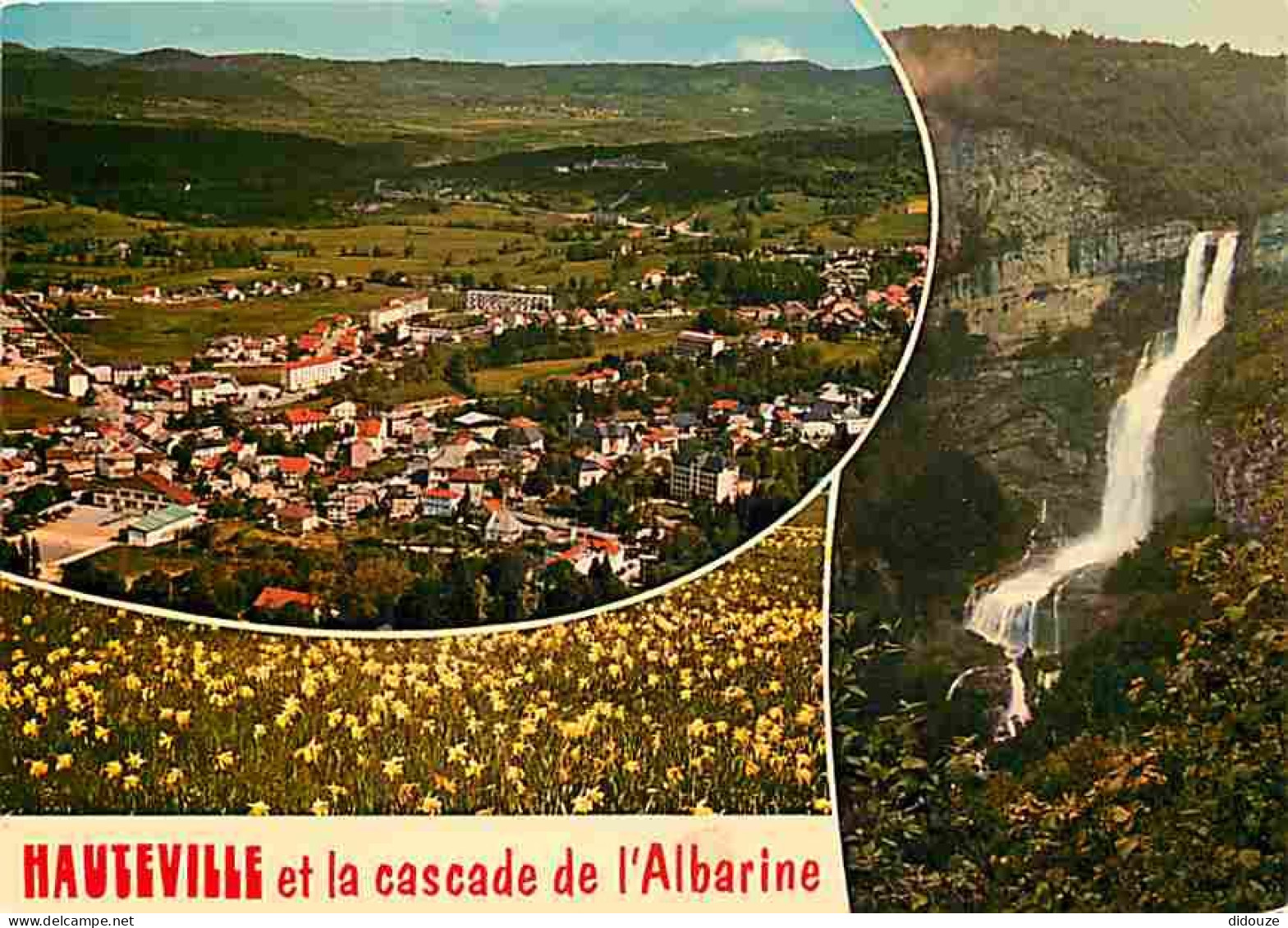 01 - Hauteville Lompnès - Multivues - Cascade De L'Albarine - CPM - Voir Scans Recto-Verso  - Hauteville-Lompnes