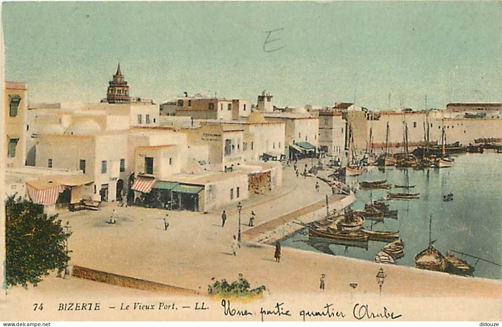 Tunisie - Bizerte - Le Vieux Port - Colorisée - Correspondance - CPA - Voir Scans Recto-Verso - Tunisie