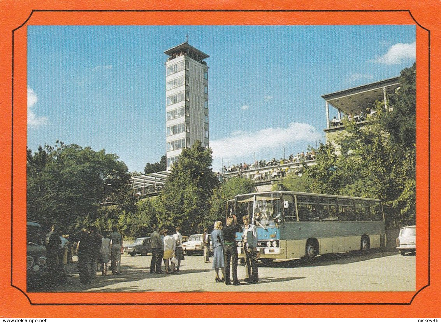 Allemagne--BERLIN--Hauptstadt Der DDR -- MUEGGELTURM --- ( Animée Et Autocar )---carton Léger - Mueggelsee