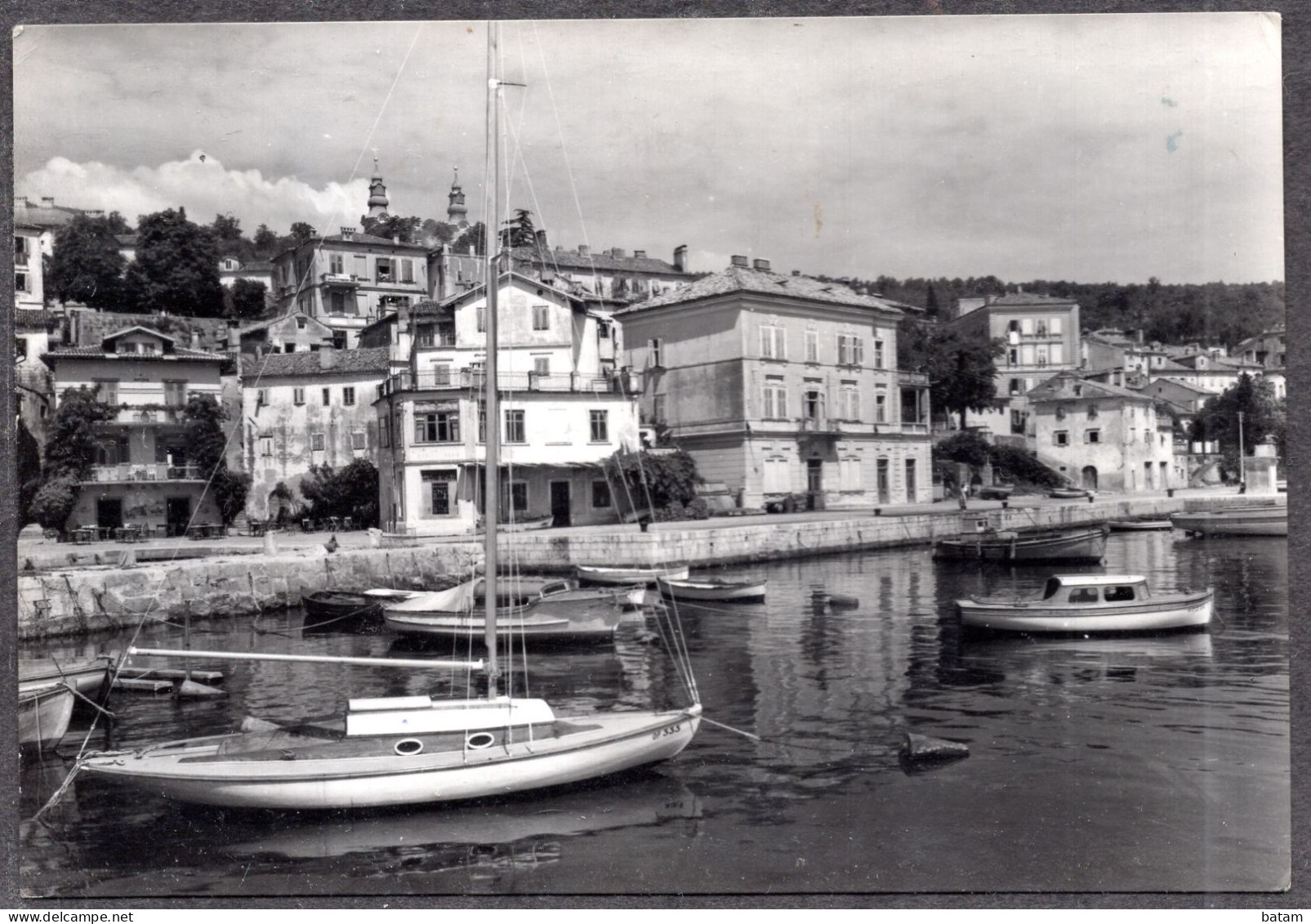 485 - Croatia - Volosko 1959 - Ships - Postcard - Croacia