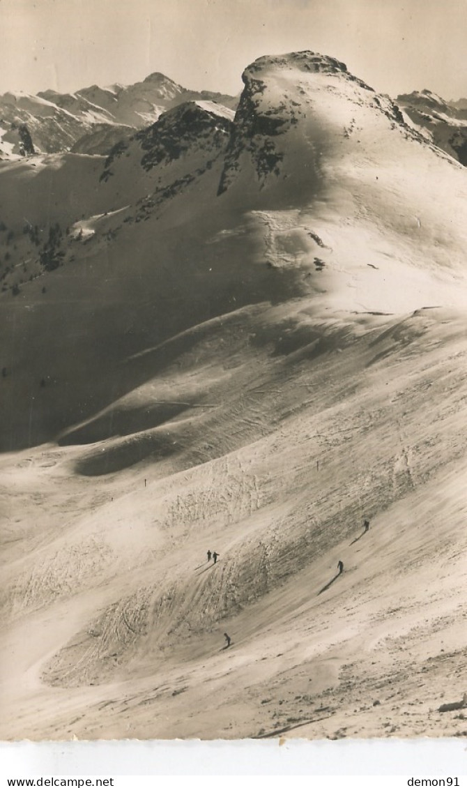 CPSM GF - Serre-Chevalier (05) - Les Pistes -  Circulée - Animée - - Serre Chevalier