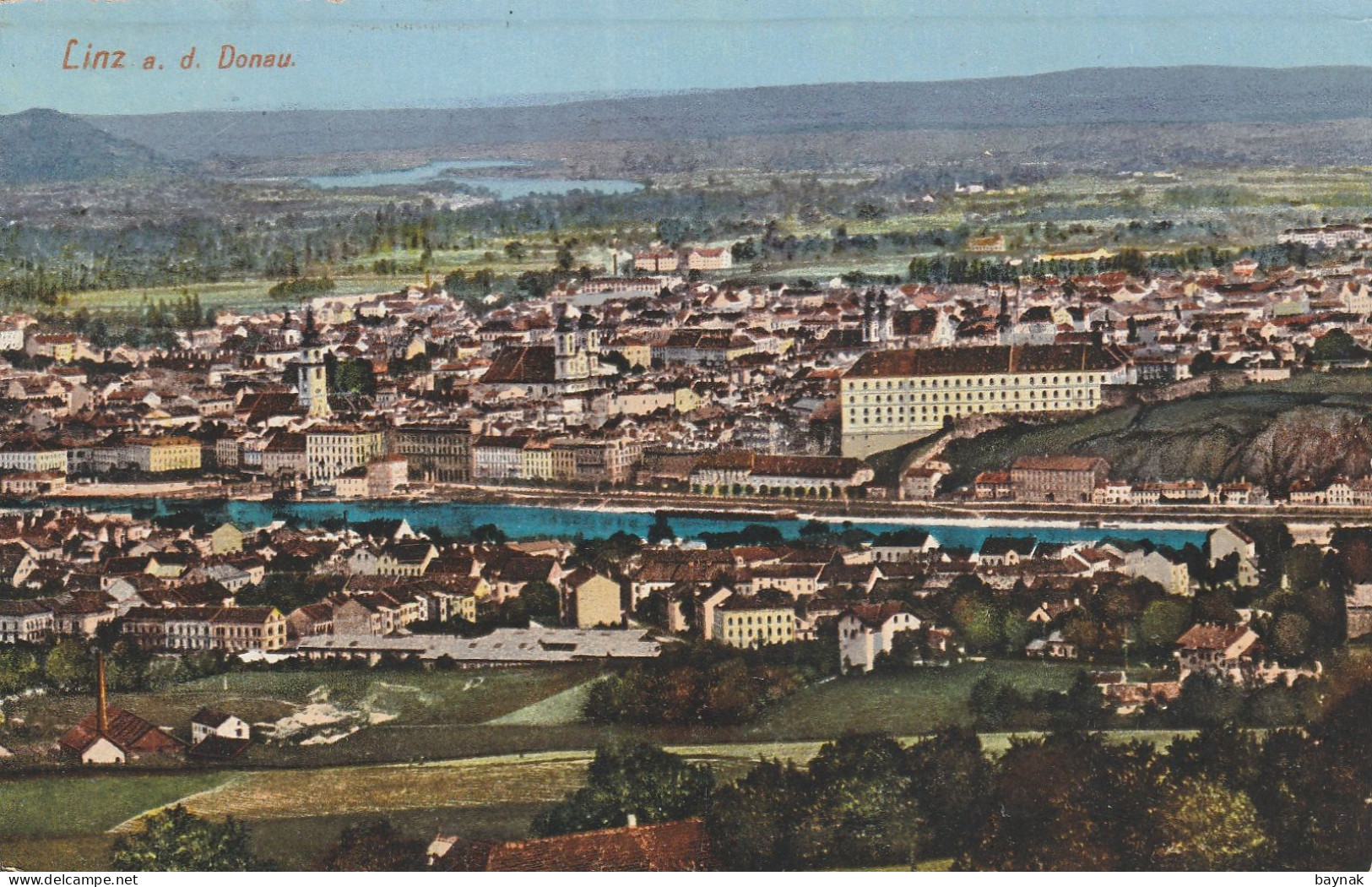 O.O.183A  --   LINZ A. Dd. DONAU   --  1912 - Linz