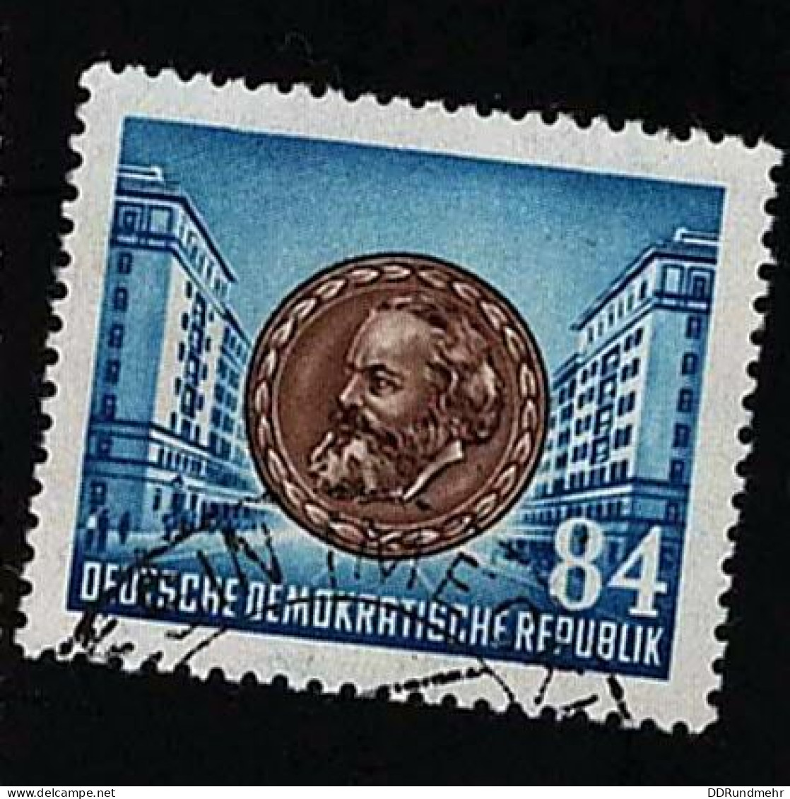 1953  Karl Marx Michel DD 395AXI Used - Usati