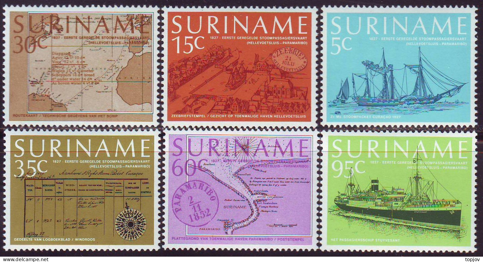 SURINAM - SHIPS - **MNH - 2002 - Bateaux