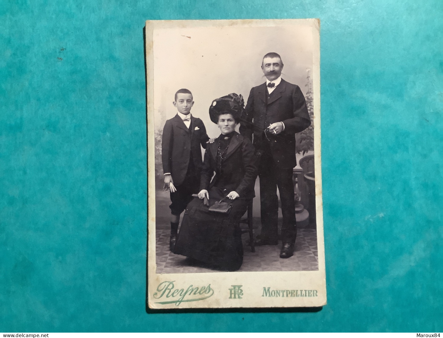 Photo Cdv De Famille Très élégante Photô,reynes Montpellier - Personas Anónimos