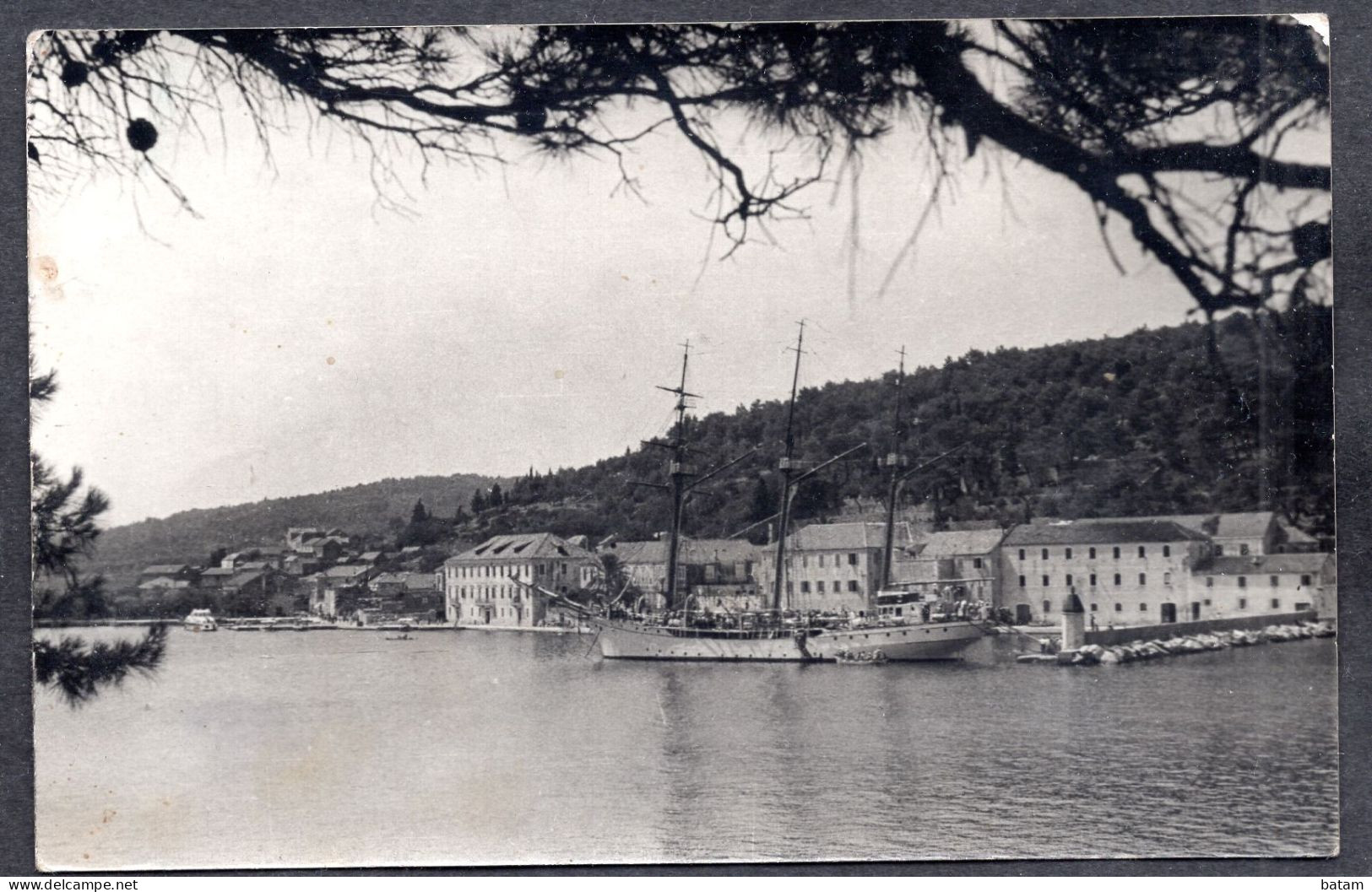 500 - Croatia - Jelsa 1962 - Ship - Postcard - Croacia
