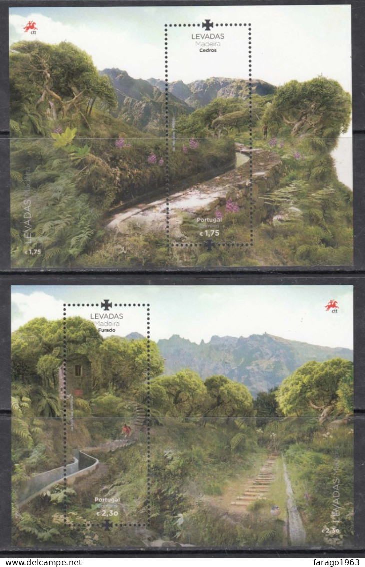 2012 Madeira LEVADAS Hiking Complete Set Of 4+ 2 Souvenir Sheets MNH @ BELOW FACE VALUE - Madère