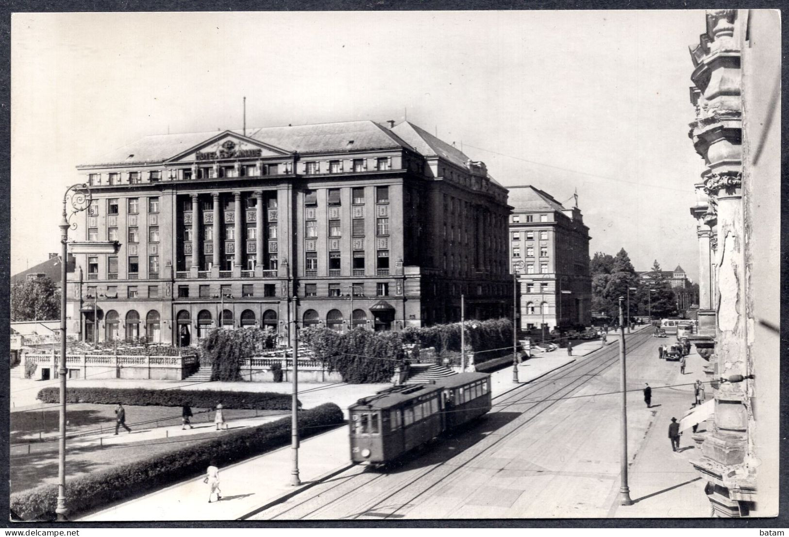 504 - Croatia - Zagreb - Hotel Esplanade - Tram - Postcard - Croacia