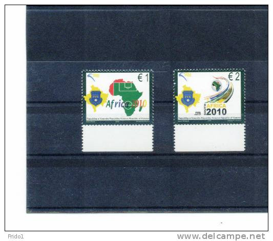 Kosovo 2010 Fussball Weltmeisterschaft / Football World Championship Michel 158-159 Postfrisch / Unmounted Mint - Kosovo