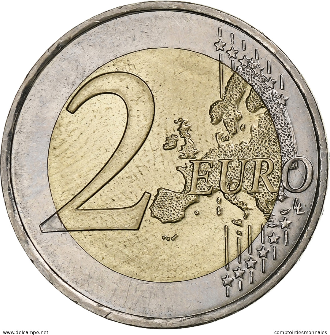 France, 2 Euro, Traité De L'Elysée, 2013, Paris, SUP, Bimétallique - France