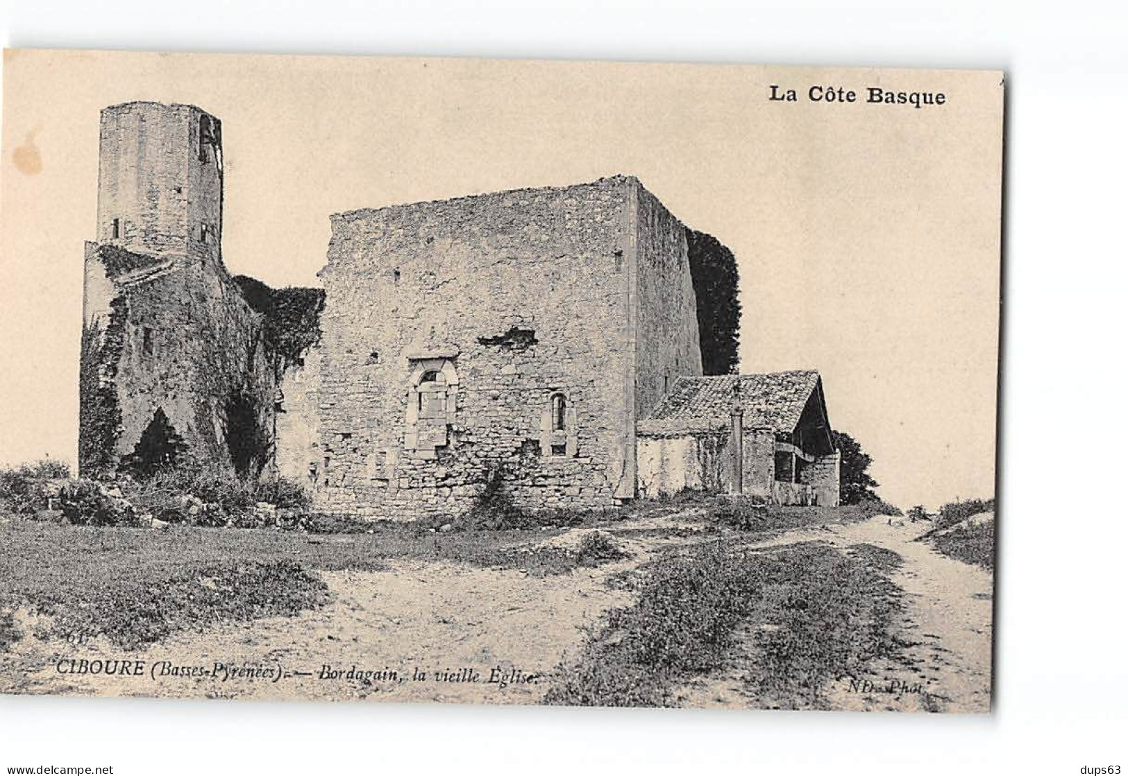 CIBOURE - Bordagain - La Vieille Eglise - Très Bon état - Ciboure