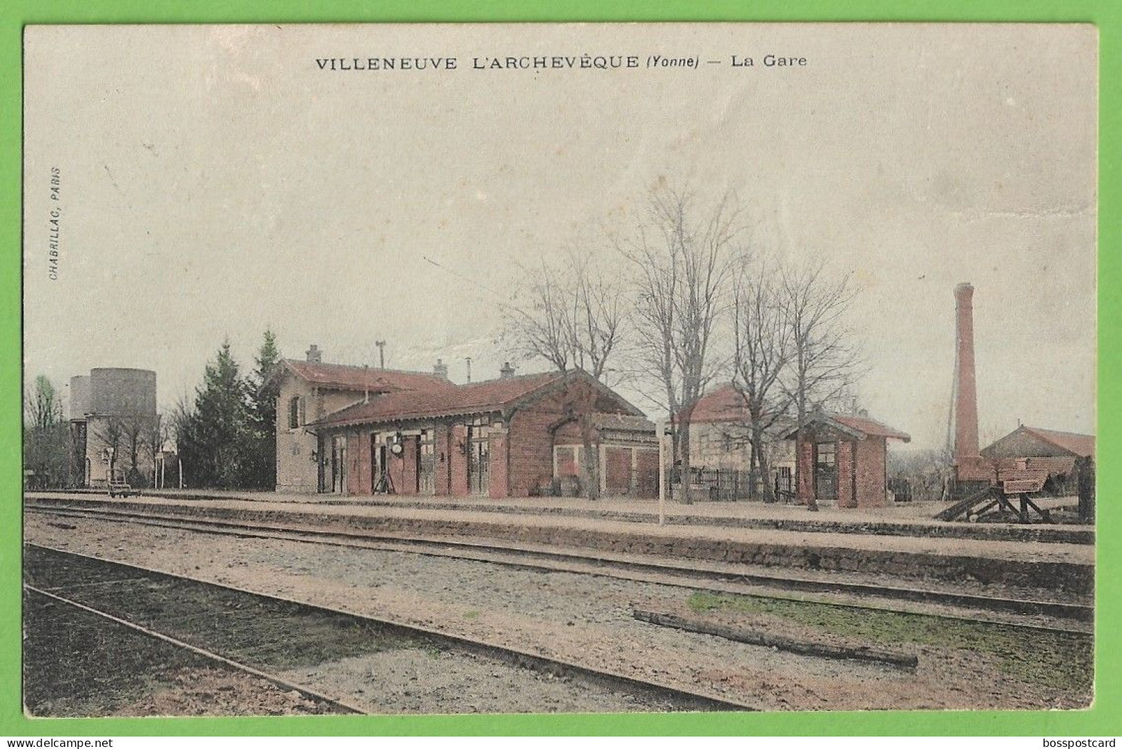 Villeneuve L'Archevèque - La Gare - France - Villeneuve-l'Archevêque