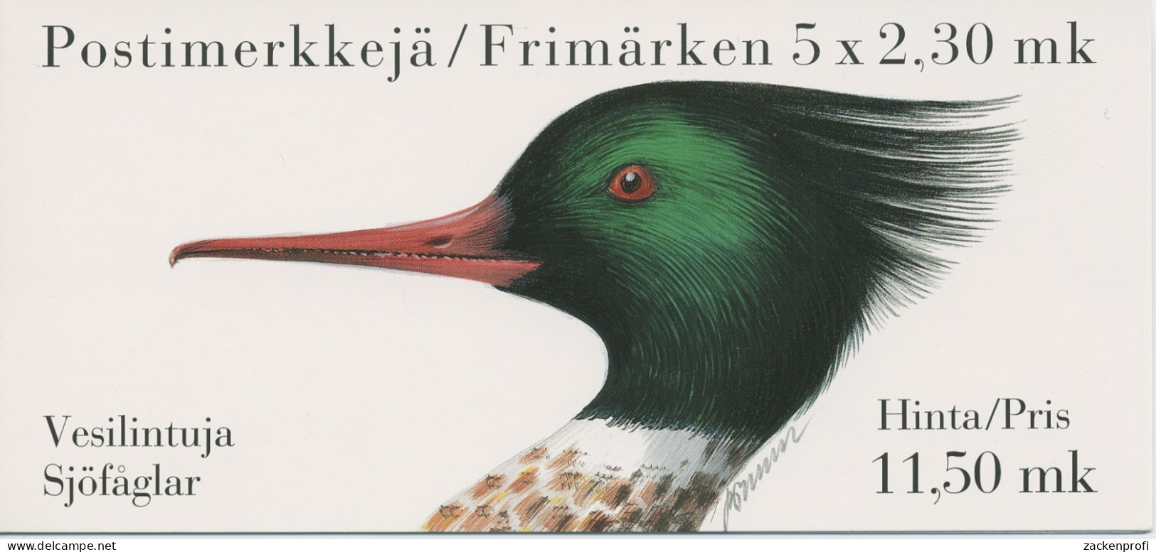 Finnland 1993 Tiere Wasservögel Markenheftchen MH 35 Postfrisch (C92923) - Markenheftchen