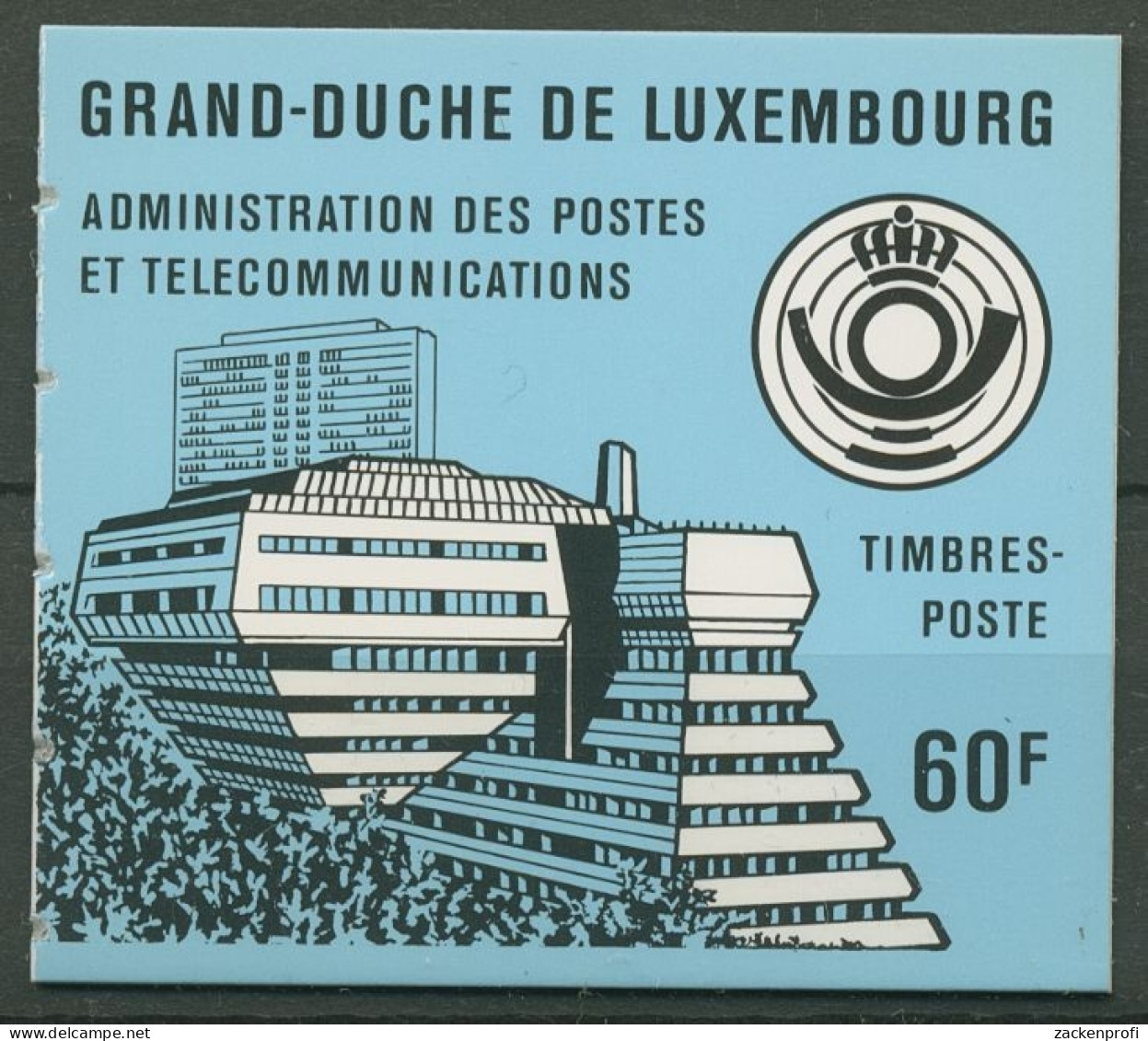 Luxemburg 1986 Robert Schumann Politiker Markenheftchen 1 Postfrisch (C95354) - Postzegelboekjes