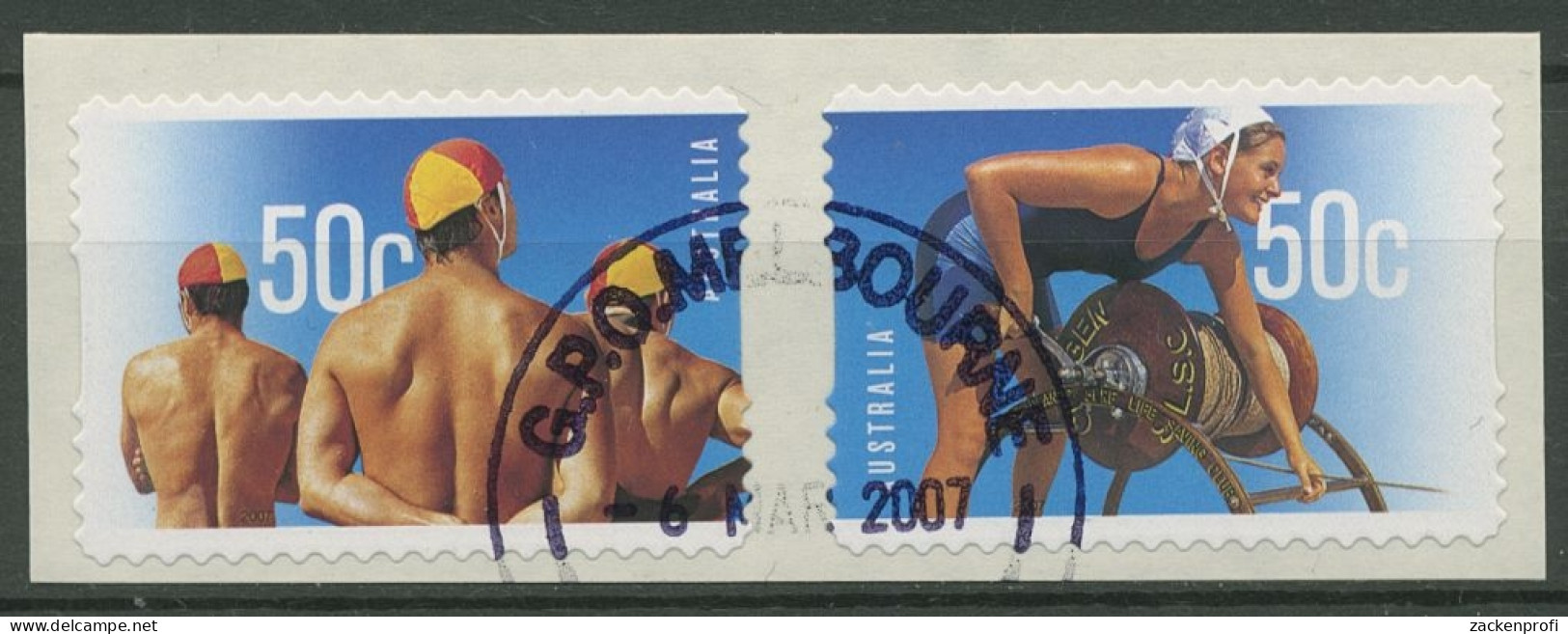 Australien 2007 Jahr Der Rettungsschwimmer 2795/96 Gestempelt - Used Stamps