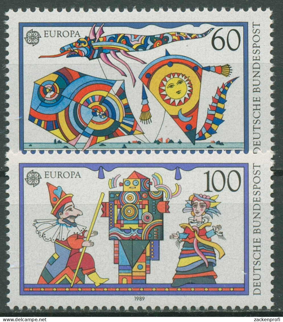 Bund 1989 Europa CEPT Kinderspiele 1417/18 Postfrisch - Neufs