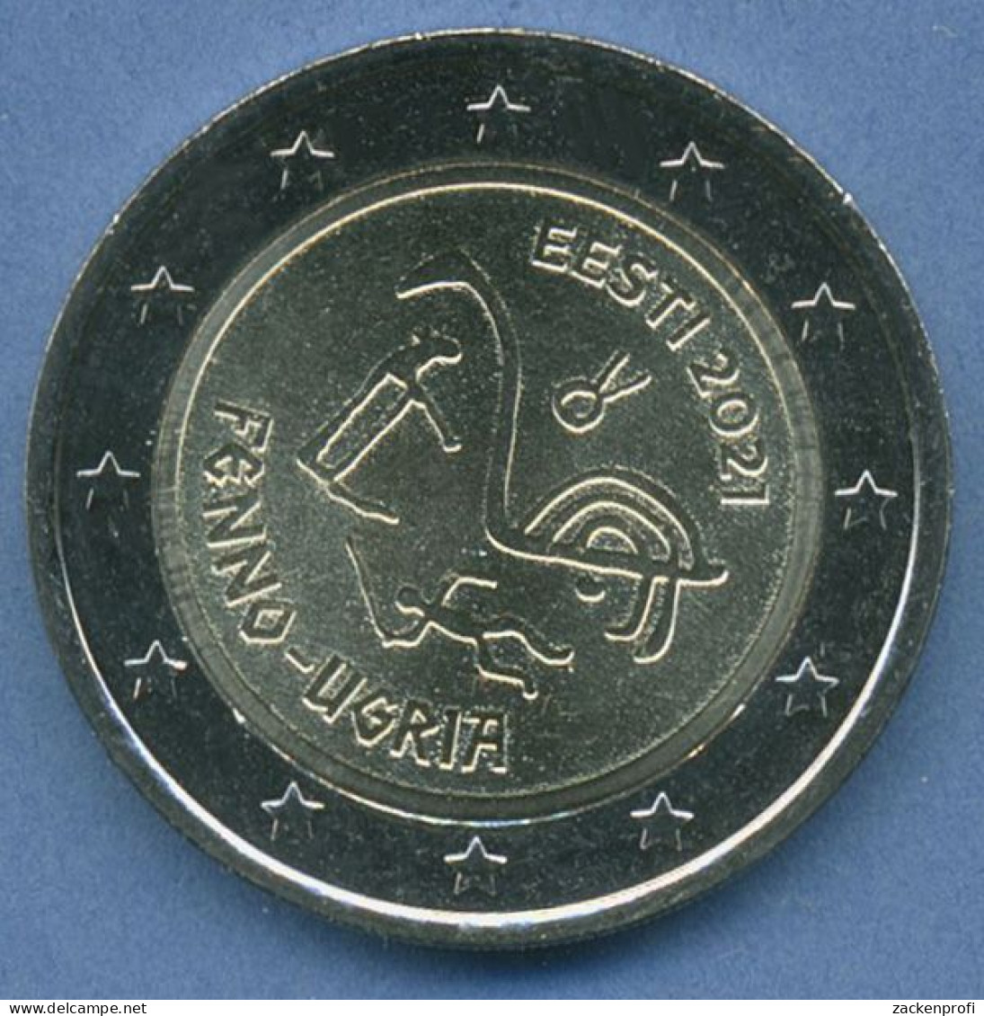 Estland 2 Euro 2021 Finno-Ugurische Völker, Vz/st (m5101) - Estonia